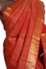 Pure Handloom Jungle Zari Wedding Kanjeevaram Silk Saree